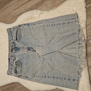Vintage Levi's repurpos into a jeans shirt